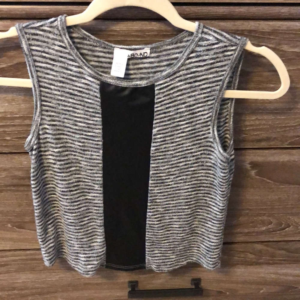 Black and white tank